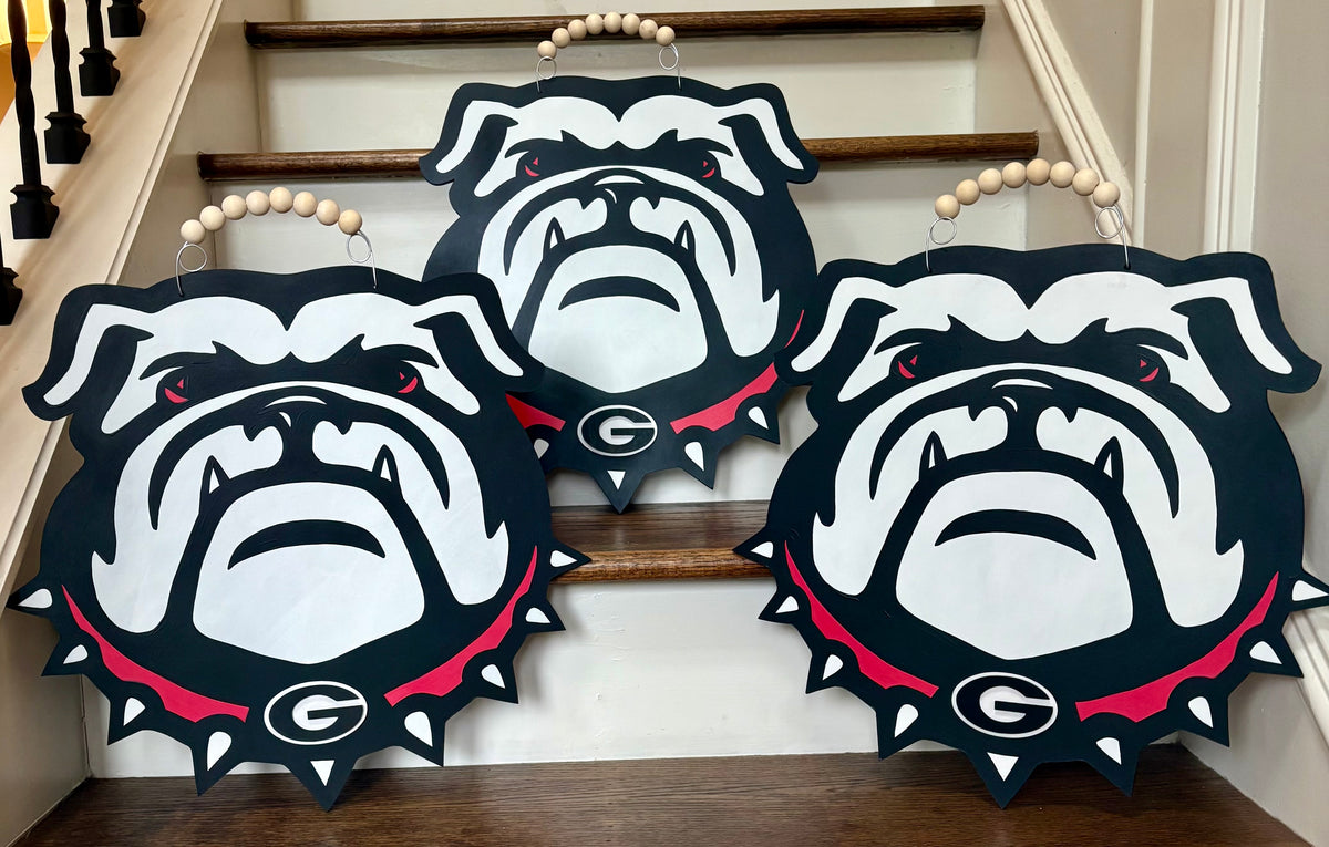 Hand-Painted Bulldog Hanger